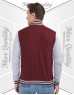 CONTRAST SLEEVES BRAND NEW UNISEX COTTON BASE BALL JACKET